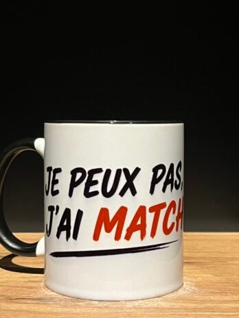 Mug j’ai match .